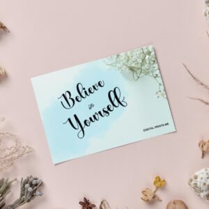 Uplift Your Space with Motivational Quote Postcards | Inspirational Digital Downloads